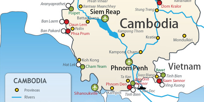 Cambodia Border Crossing