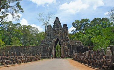 South Gate of Angkor Thom=